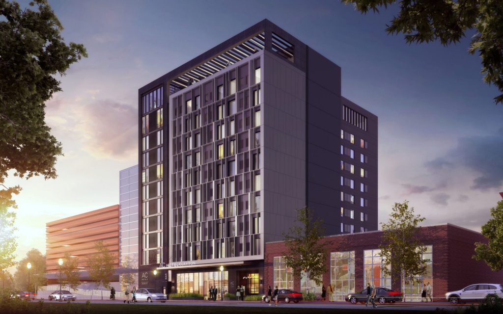 Midas Construction selects Grasse & Associates as team member to design and construct a fire protection system for the high rise AC Hotel by Marriot – Clayton, 227 S. Central Avenue, Clayton.